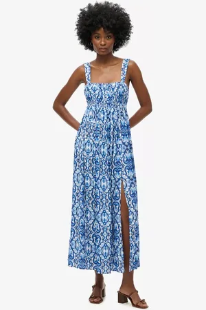 Superdry Print Tie Back Maxi Dress