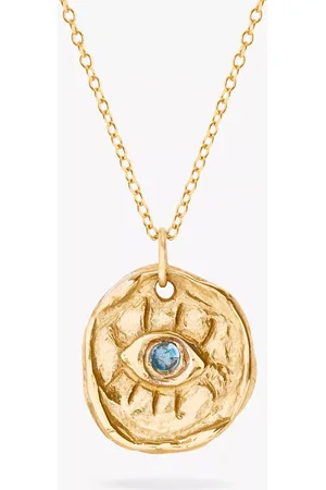 Deborah Blyth The Evil Eye Topaz Pendant Necklace