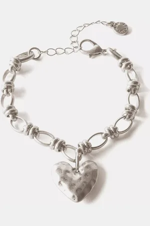 mint&berry Heart Charm Bracelet