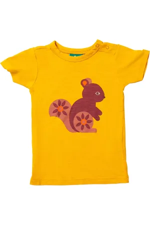 Little Green Radicals Baby Squirrel Pure Organic Cotton T-Shirt
