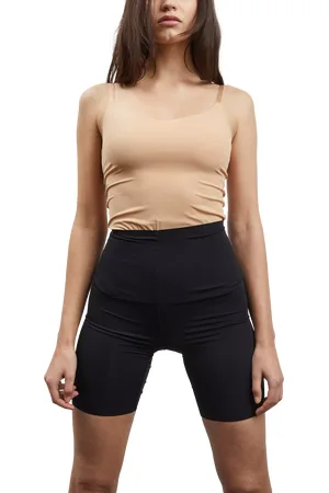 Ichi Siv High Waist Fitted Shorts