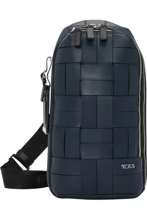 Tumi Gregory Woven Leather Sling Bag, 12.5L