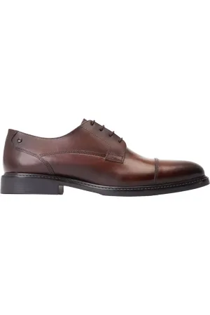 Base London Magnus Leather Toe-Cap Derby Shoes