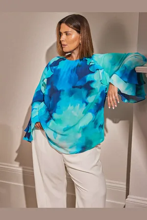 Live Unlimited London Floral Frill Top