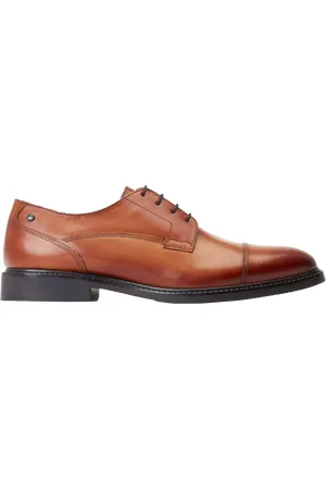 Base London Magnus Leather Toe-Cap Derby Shoes