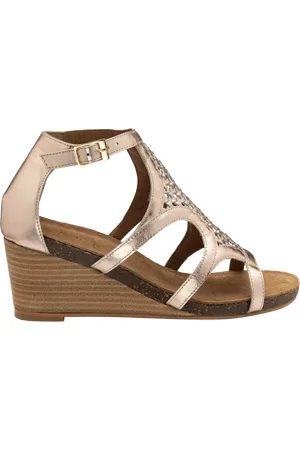 Ravel Childers Leather Wedge Heel Strappy Sandals
