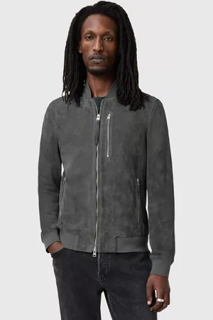 AllSaints Kemble Suede Bomber Jacket