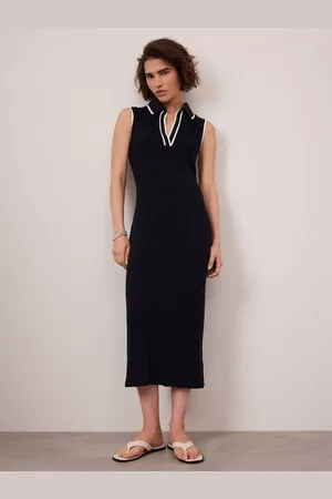 mint&berry Jersey Polo Midi Dress