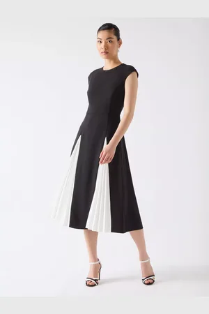 L.K. Bennett Rise Colour Block Godet Dress