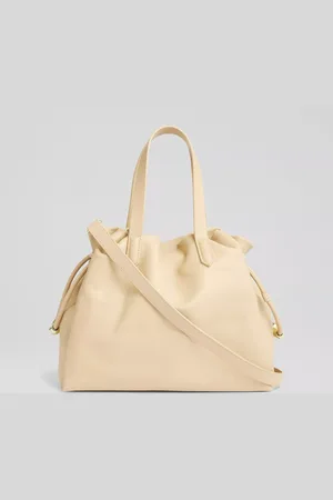 L.K. Bennett Selina Beaded Drawstring Leather Tote Bag