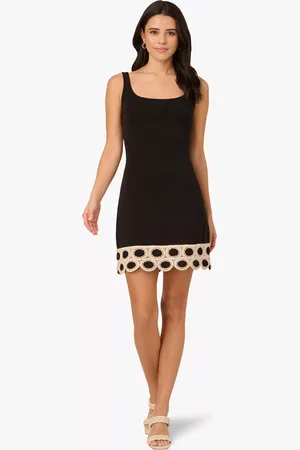 Adrianna Papell Adrianna by Crochet Mini Dress