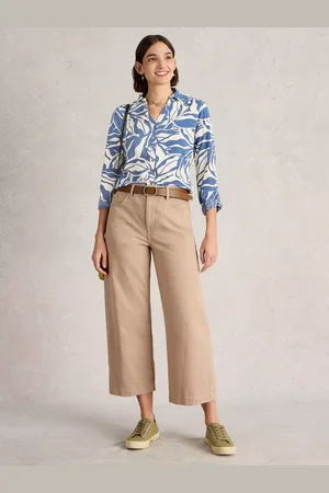 White Stuff Annie Leafy Floral Print Shirt