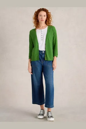 White Stuff Naria Organic Cotton Linen Cardigan