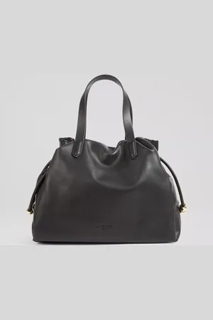 L.K. Bennett Selina Beaded Drawstring Leather Tote Bag