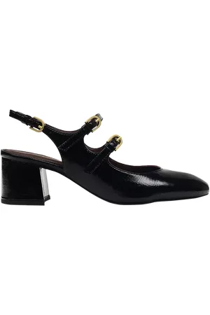 Radley Artillery Lane Leather Block Heeled Mary Janes