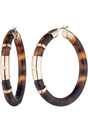 Ralph Lauren Tortoiseshell Hoop Earrings, Multi/Gold