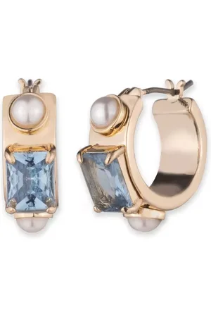 Ralph Lauren Bridgette Mini Hoop Earrings, Multi/Gold