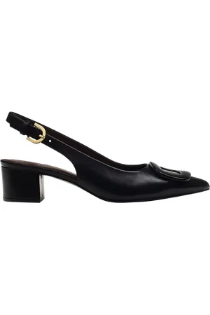Radley Grosvenor Arcade Leather Pointed Slingback Heeled Courts