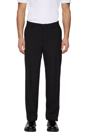 J Lindeberg Wool Blend Grape Drape Trousers
