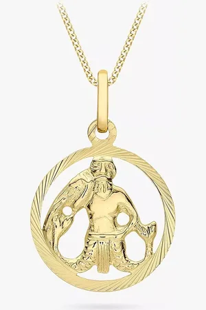 IBB 9ct Yellow Gold Zodiac Necklace