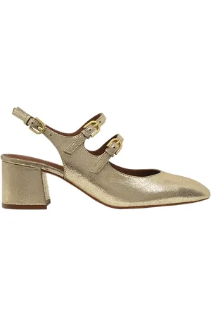 Radley Artillery Lane Leather Block Heeled Mary Janes