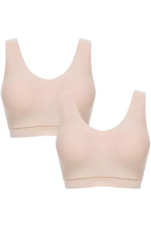 Chantelle Soft Stretch V-Neck Crop Top, Pack of 2