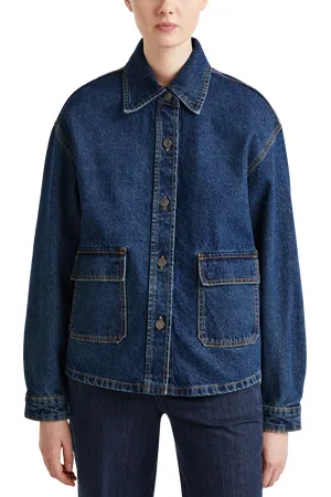 Benetton Loose Fit Denim Jacket