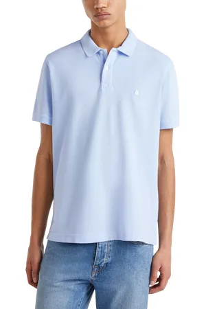 Benetton Cotton Regular Fit Short Sleeve Polo Shirt