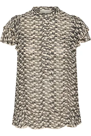 INWEAR Cessie Graphic Sheer Shirt