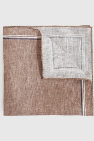 Reiss Fiorello Linen Pocket Square