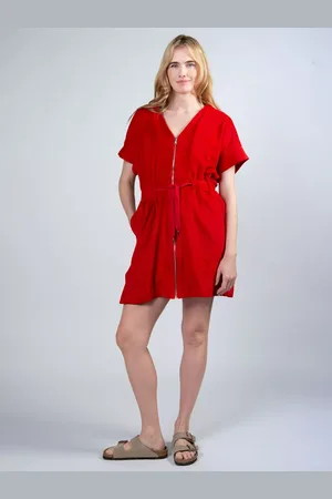 Cape Cove Zip Towelling Dress
