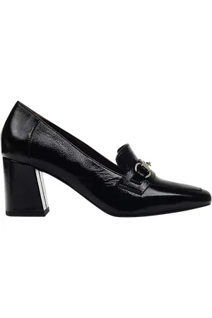 Radley Burlington Mews Patent Leather Block Heel Loafers