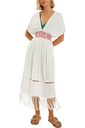 Accessorize Embroidered Fringe Kaftan