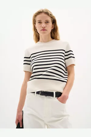 INWEAR Wallis Stripe Short Sleeve Jumper