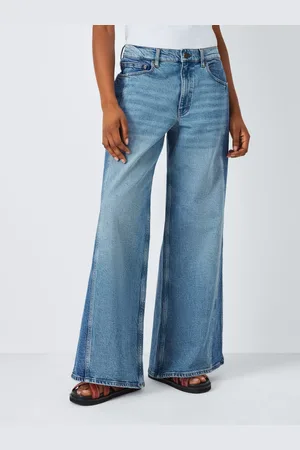 AND/OR Patchwork Wide Leg Jeans