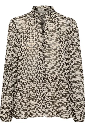 INWEAR Cessie Graphic Sheer Shirt