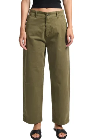 REIKO Lio Topstitch Pocket Chino Trousers