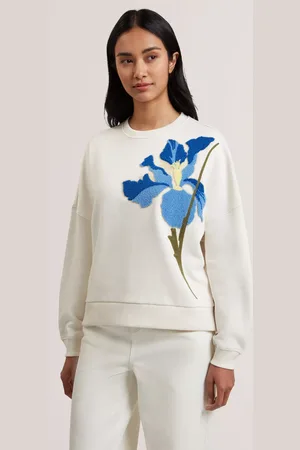 Ted Baker Floral Graphic Cotton Sweatshirt