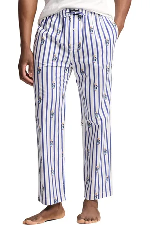 Ralph Lauren Cotton Bear Stripe Pyjama Trousers