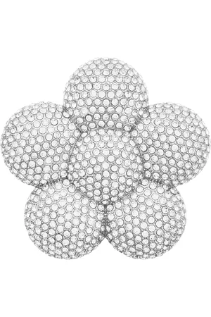 Marc Jacobs Pave Balloon Daisy Brooch, Silver