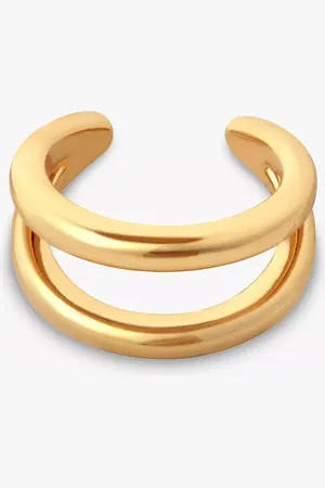 Astrid & Miyu Simple Double Row Single Ear Cuff Earring
