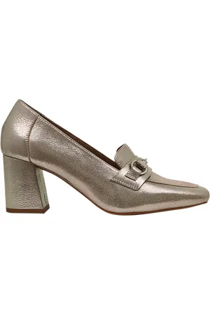 Radley Burlington Mews Patent Leather Block Heel Loafers