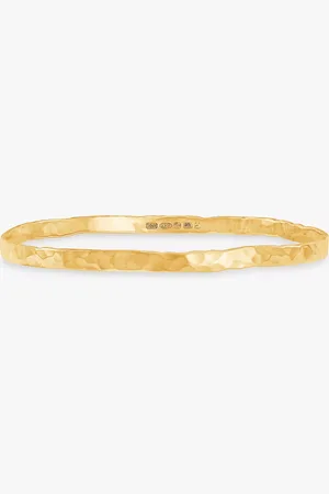 Dower & Hall Hammered Nomad Bangle