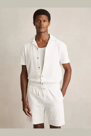 Reiss Ackling Textured Short Sleeve Shirt