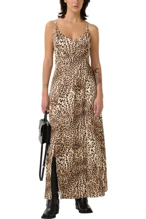Gestuz GZLeelo Leopard Print Maxi Dress