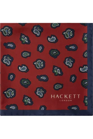 Hackett Silk Paisley Pocket Square