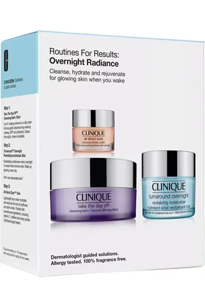 Clinique Routines For Results Overnight Radiance Skincare Gift Set