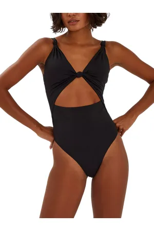 Accessorize Knot and Cutout Swimsuit