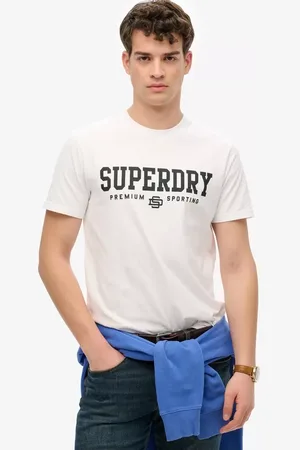 Superdry Cotton Regular Fit Short Sleeve Core Sports T-Shirt, Black