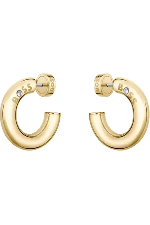 HUGO BOSS BOSS Live Crystal Hoop Earrings